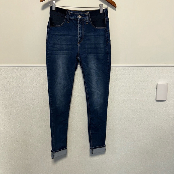 Women's S.O.N.G. Maternity Jeans Size Small Blue - Picture 6 of 11